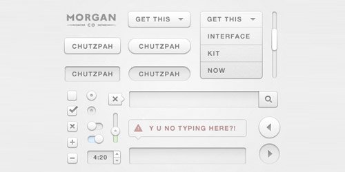 Chutzpah User Interface Kit by Morgan Allan Knutson